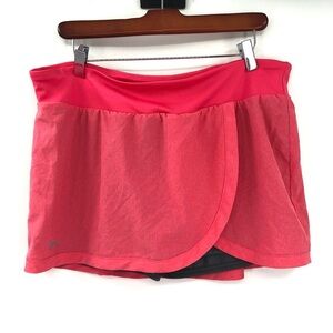 UNDER ARMOUR Mileage Run Skort Pink XL Skirt Tennis Pickleball HeatGear Women XL